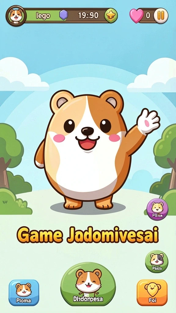 Screenshot menunjukkan mode multiplayer dengan teman-teman.