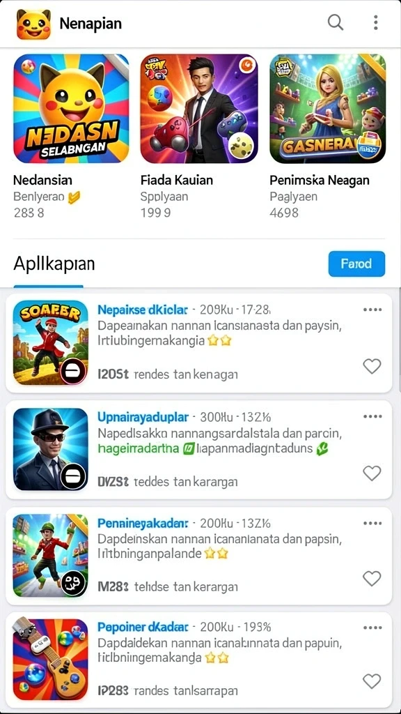Tampilan antarmuka yang user-friendly.
