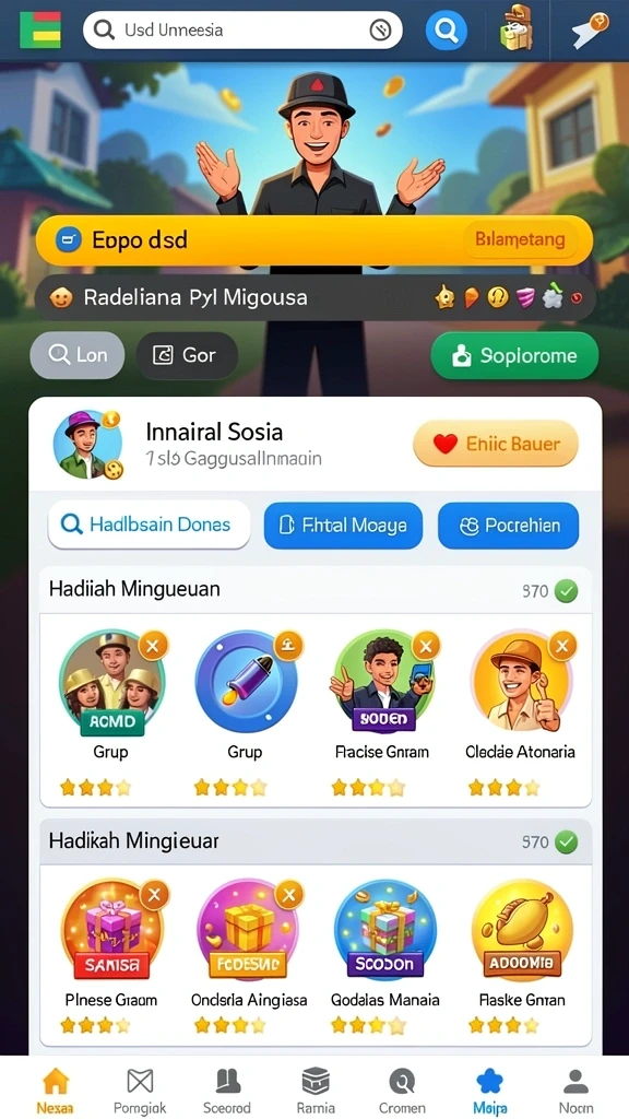Screenshot aplikasi 666J menunjukkan antarmuka yang intuitif.