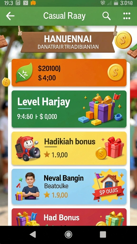 Screenshot 2 menunjukkan salah satu level menantang dalam game.