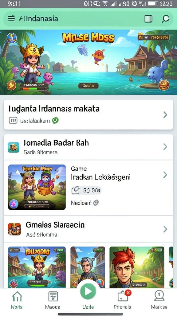 Screenshot menggambarkan aksi seru dalam permainan.