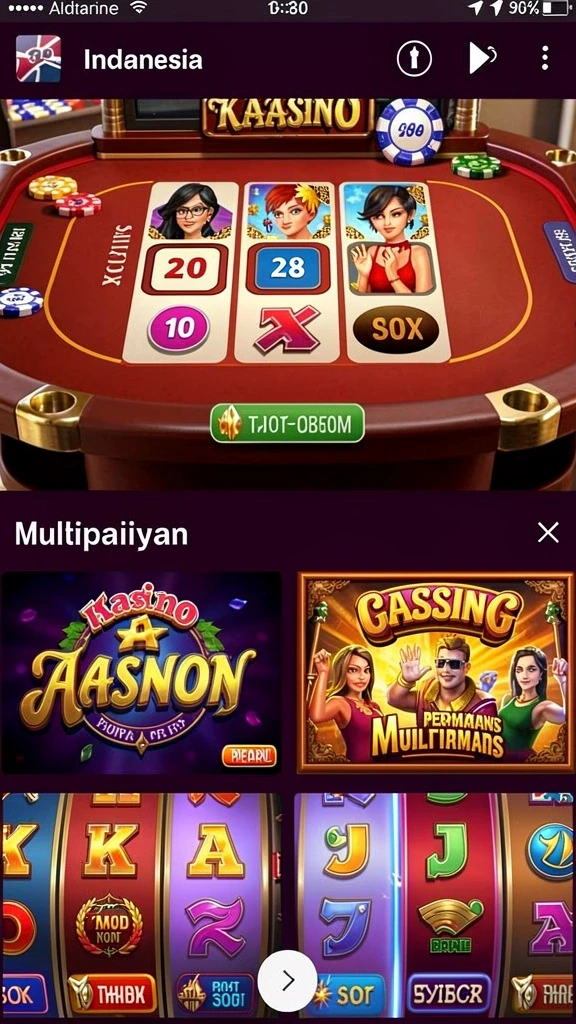 Antarmuka utama BONUSRP yang menarik dan ramah pengguna.