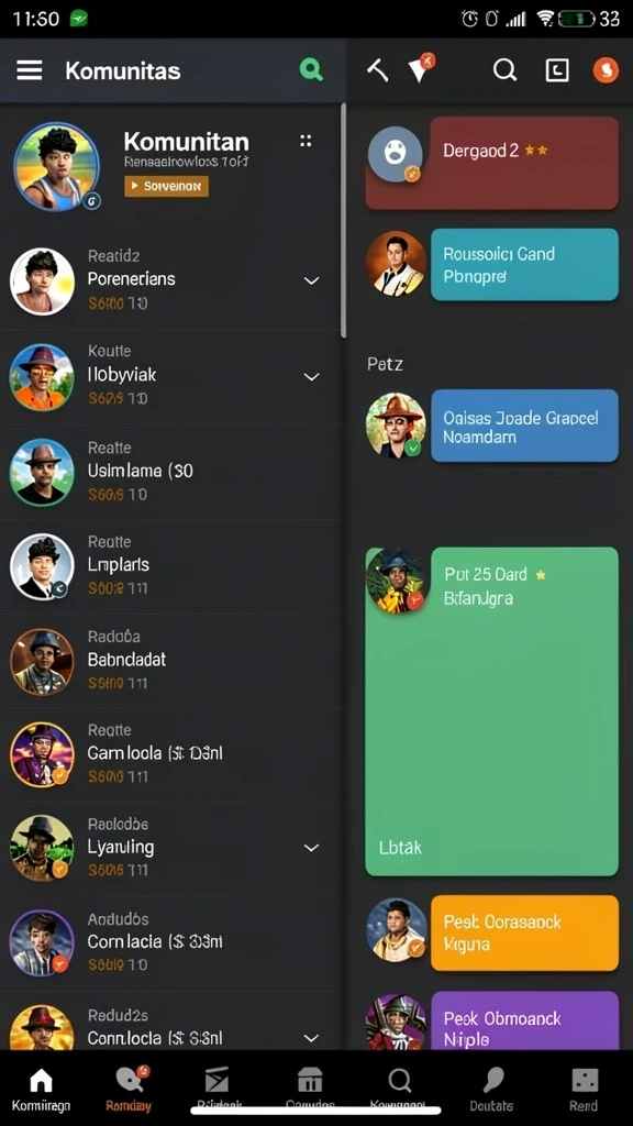 Tampilan antarmuka pengguna yang intuitif dan menarik.