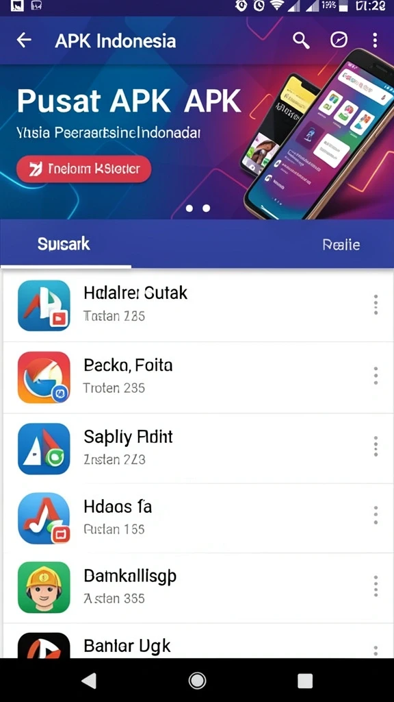 Tampilan antarmuka yang menarik dan modern.