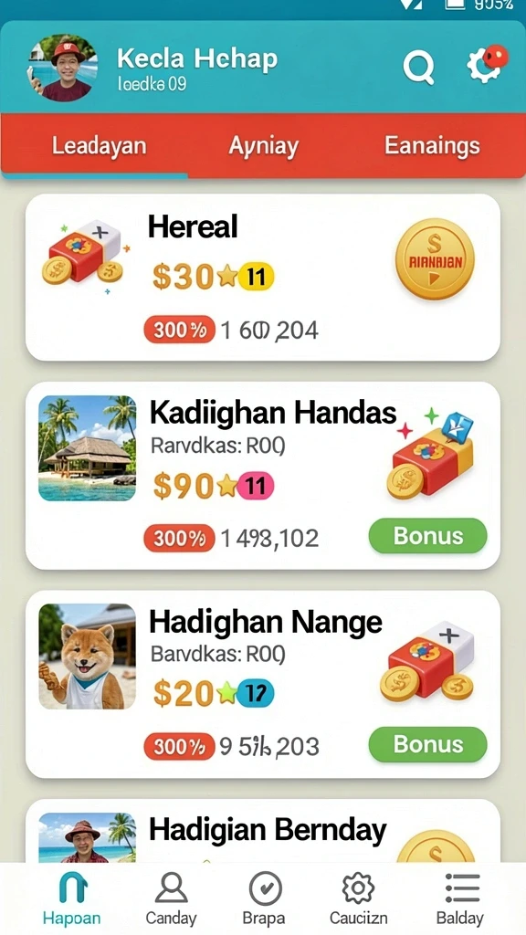 Screenshot permainan dengan tema slot yang menarik.