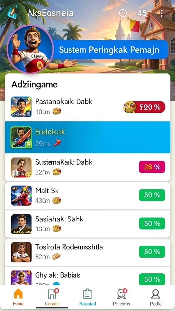 Screenshot antarmuka pengguna yang ramah dan mudah dinavigasi.