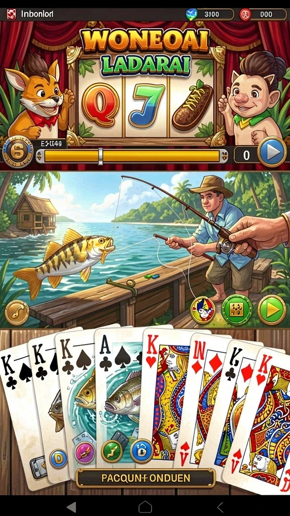 Beragam pilihan permainan slot dengan tema menarik.
