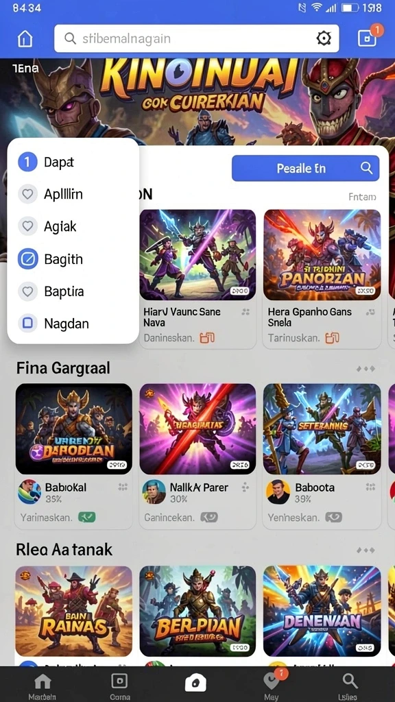 Tampilan antarmuka yang menarik dan mudah digunakan.