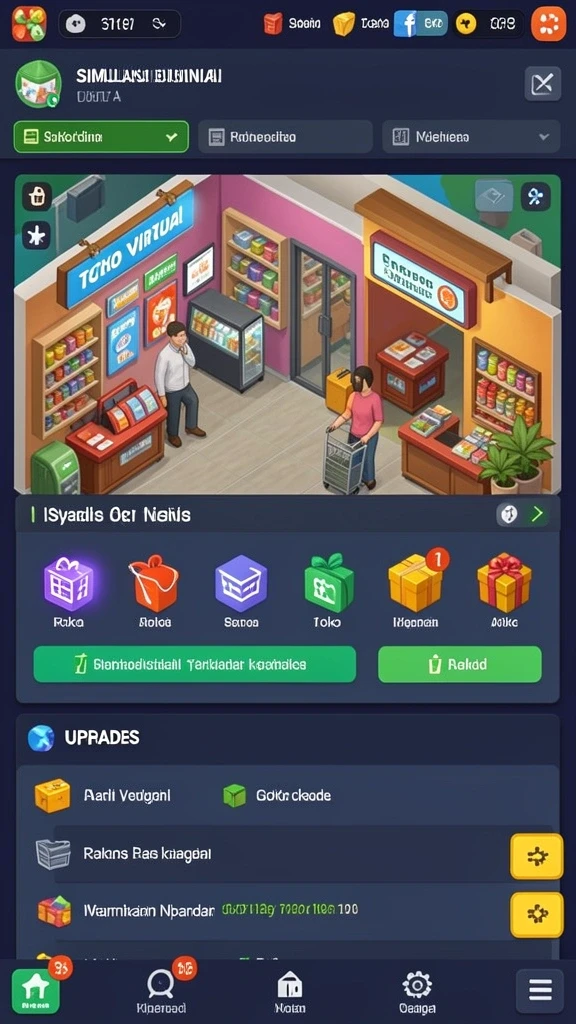 Tampilan antarmuka HPTOTO yang modern dan user-friendly.