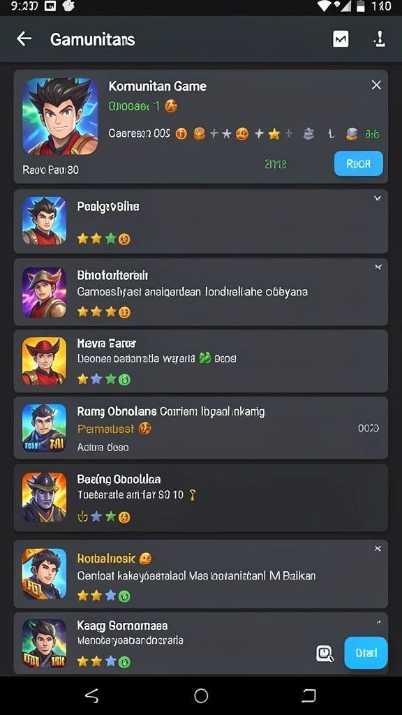 Screenshot aplikasi JOINBET88: Pilihan permainan beragam.