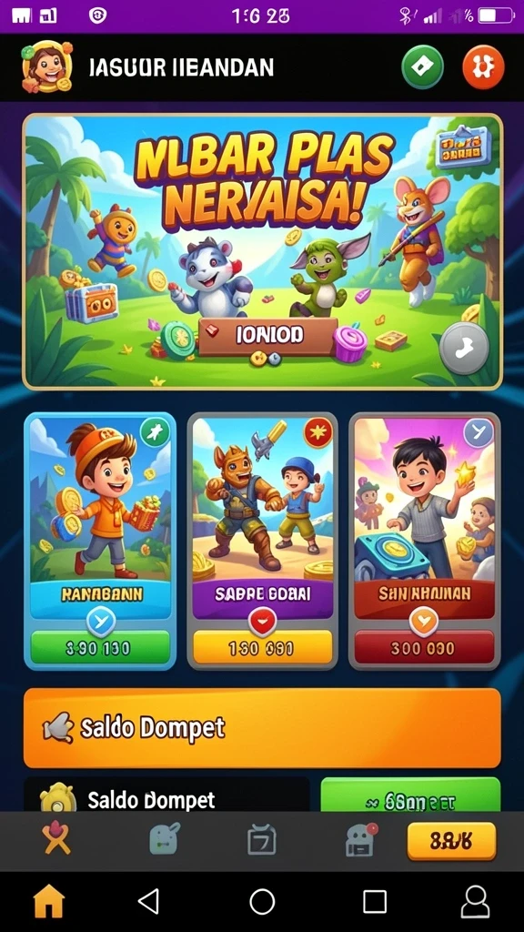 Pemandangan saat memenangkan jackpot besar.