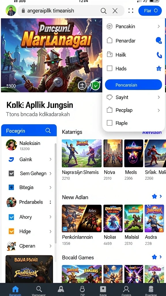 Tampilan antarmuka pengguna KRATONBET yang menarik.