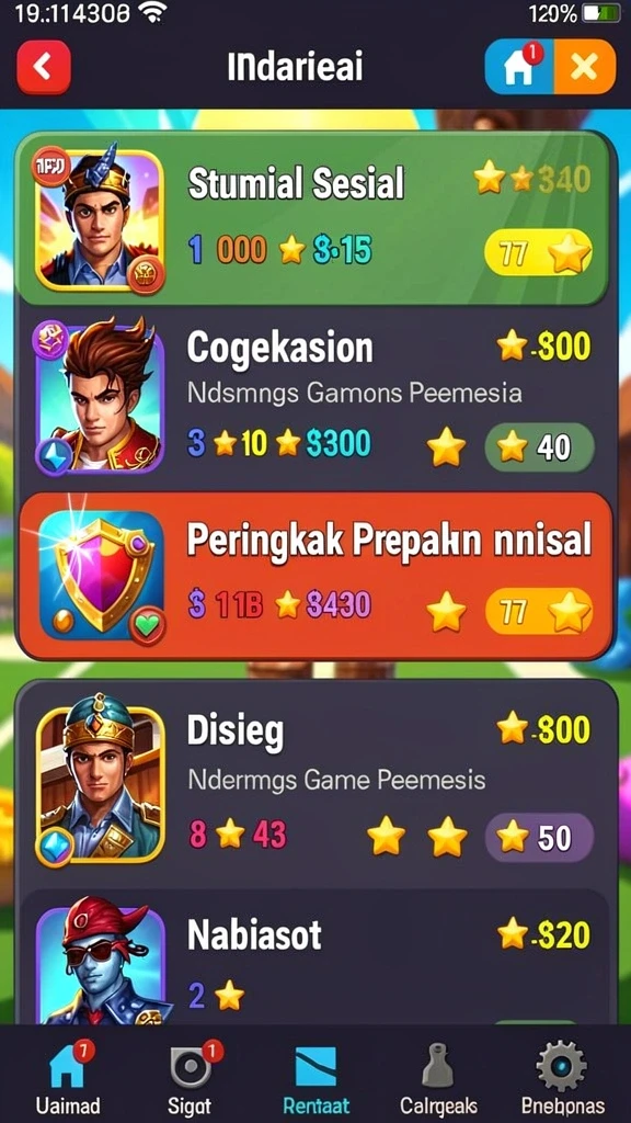 Tampilan antarmuka yang menarik dan mudah digunakan.