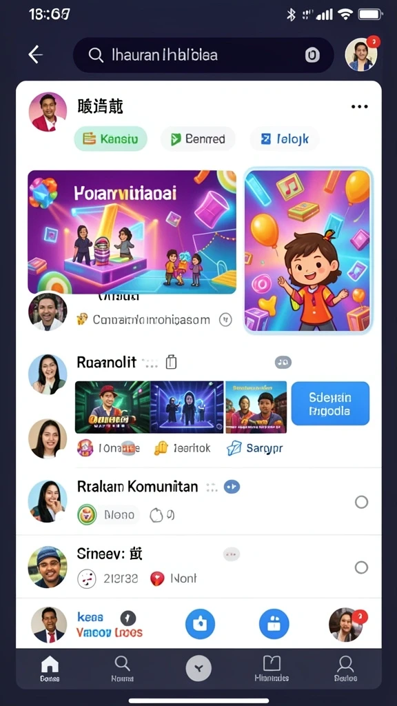 Fitur turnamen yang mengasyikkan.