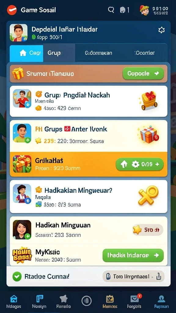 Antarmuka pengguna yang ramah dan menarik.