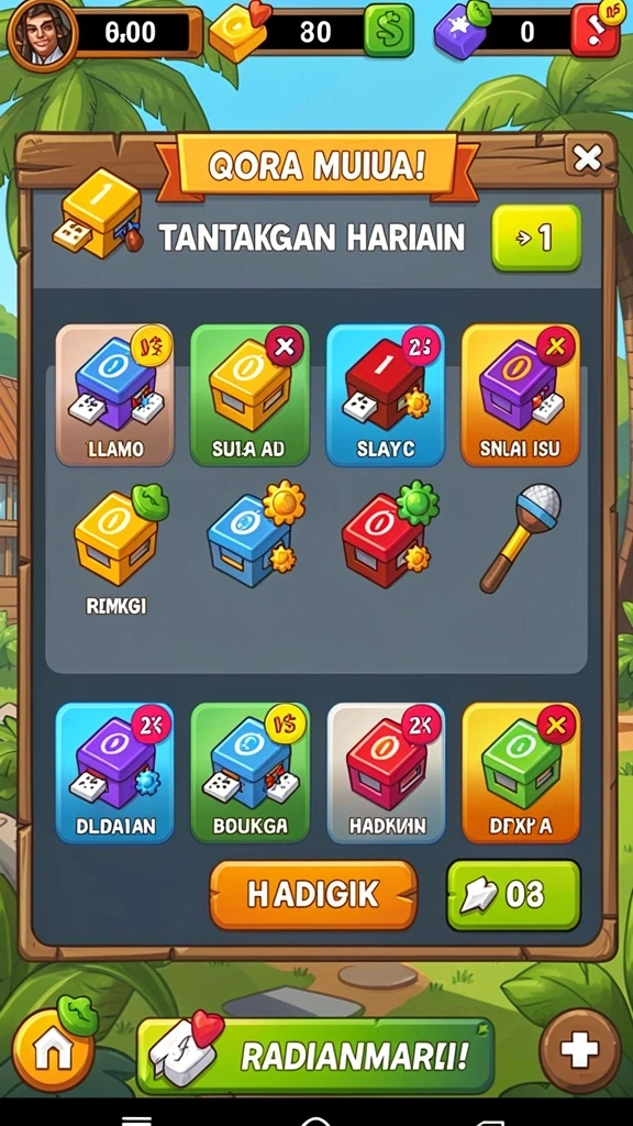 Fitur bonus yang menggiurkan dan menantang.