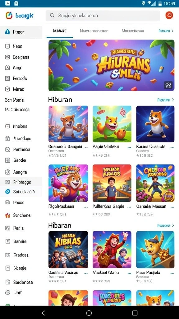 Tampilan antarmuka yang menarik dan mudah digunakan.