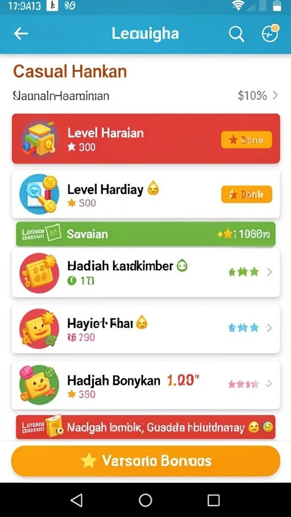 Level terbaru yang penuh tantangan dan seru.