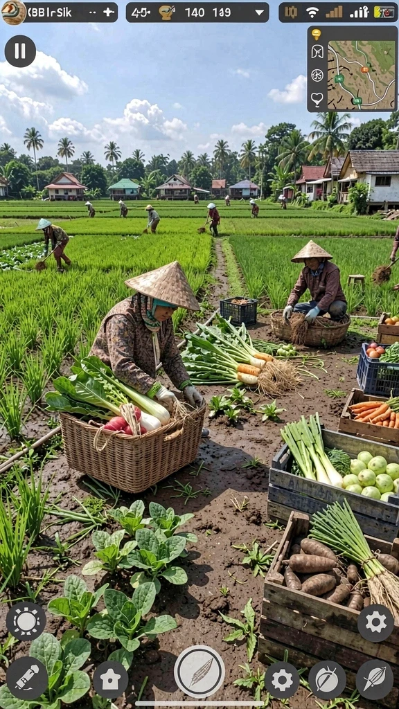 Fitur bermain bersama teman secara real-time.