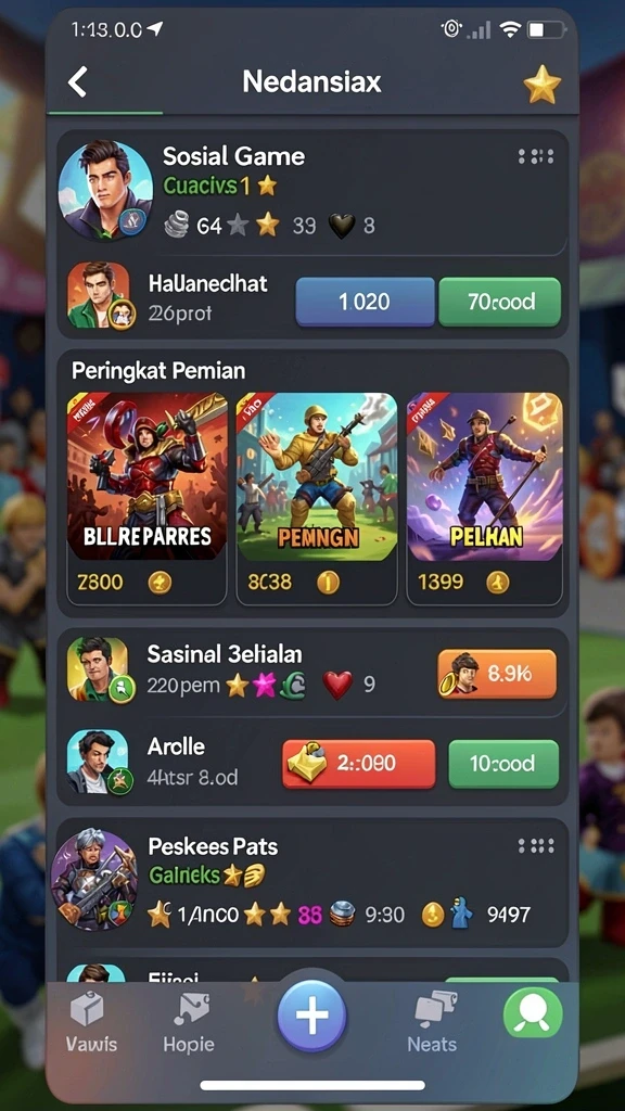 Mode multiplayer yang seru dan kompetitif.