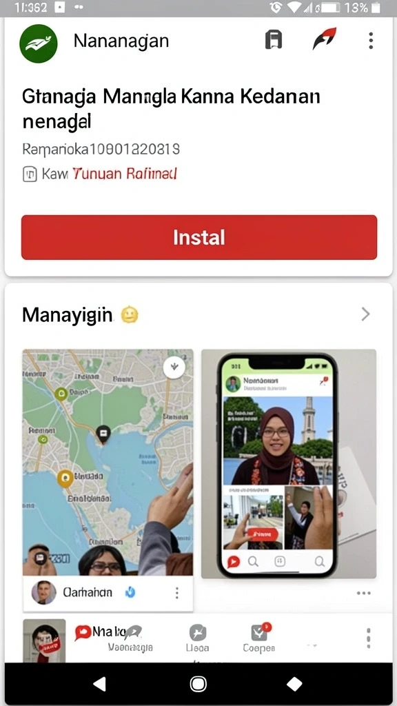 Antarmuka pengguna yang intuitif dan menarik.