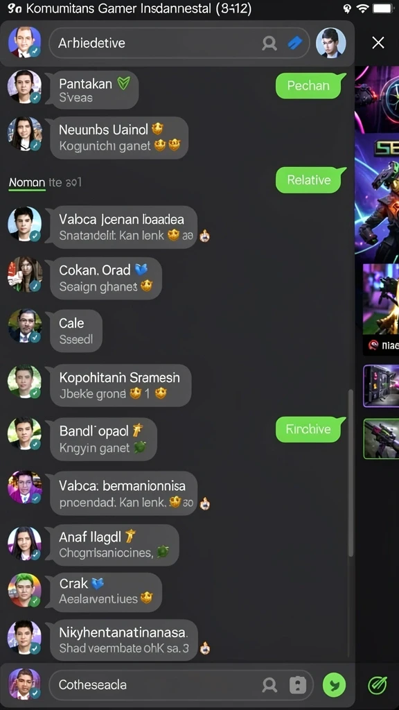 Karakter-karakter unik dengan kemampuan berbeda.
