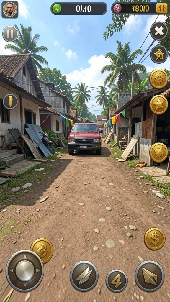 Screenshot menunjukkan beragam tema slot yang tersedia.
