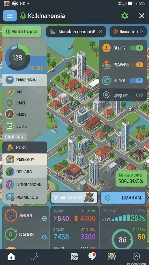 Fitur multiplayer yang memungkinkan berinteraksi dengan teman.
